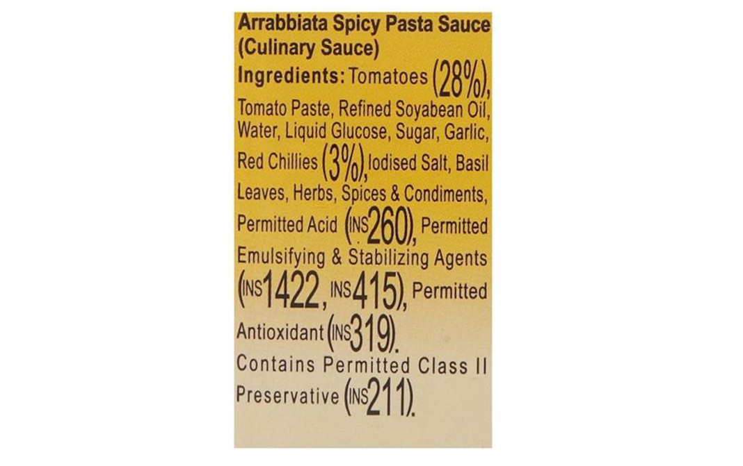 Dr. Oetker Fun foods Arrabbiata Spicy Pasta Sauce   Plastic Jar  325 grams